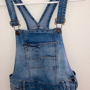Blue denim Overalls